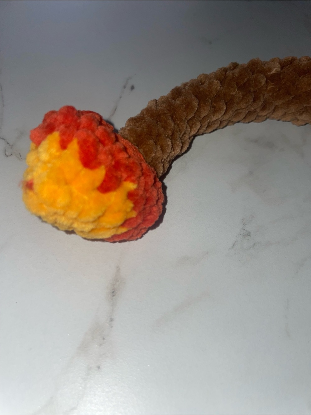 Handmade crocheted baby dragon - Picture 5 of 8